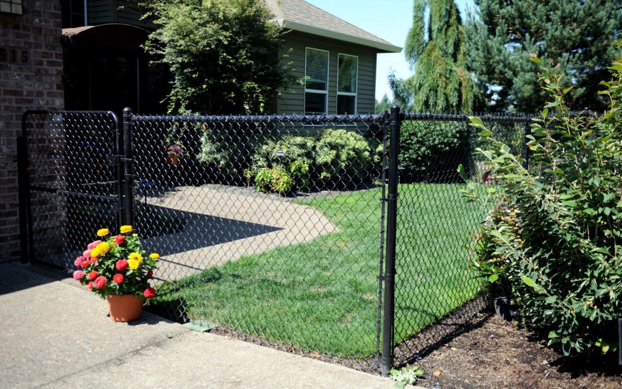 Chain-link fence installation in Sheboygan, WI